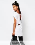 Y.a.s Stay Twist Top - White