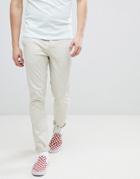 Asos Design Skinny Chinos In Putty - Beige