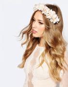 Asos Wedding Blushing Flowers Hair Clip - Pink