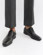 River Island Leather Brogues In Black - Black