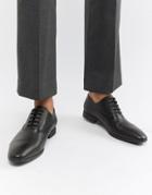 River Island Leather Brogues In Black - Black