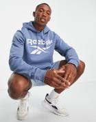Reebok Identity Fleece Hoodie In Blue Slate - Part Of A Set