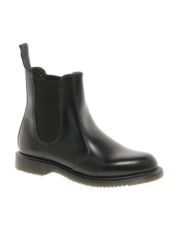 Dr Martens Kensington Flora Black Chelsea Boots