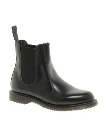 Dr Martens Kensington Flora Black Chelsea Boots