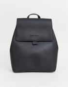 Claudia Canova Unlined Foldover Backpack - Black