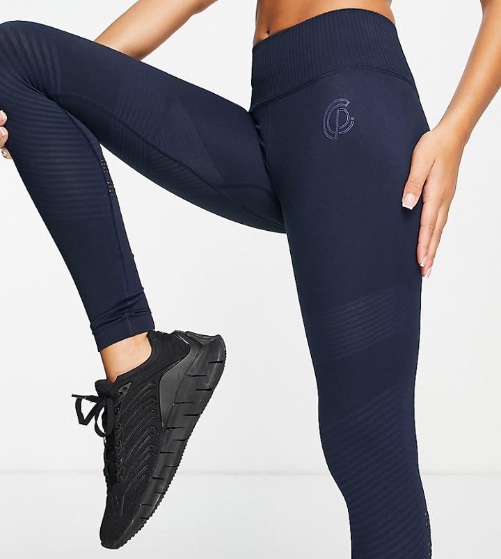 Gympro Apparel Energy Leggings In Dark Blue-blues