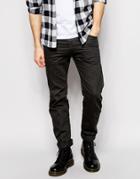 Diesel Jeans Darron Regular Slim Fit 8qu Charcoal Overdye - Charcoal