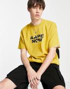 Aape By A Bathing Ape Lit T-shirt In Yellow