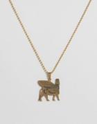 Seven London Hieroglyphics Necklace In Gold - Gold