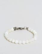 Seven London Beaded Bracelet Exclusive To Asos - White