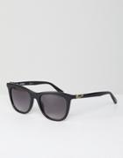 Love Moschino Square Sunglasses In Black - Gray