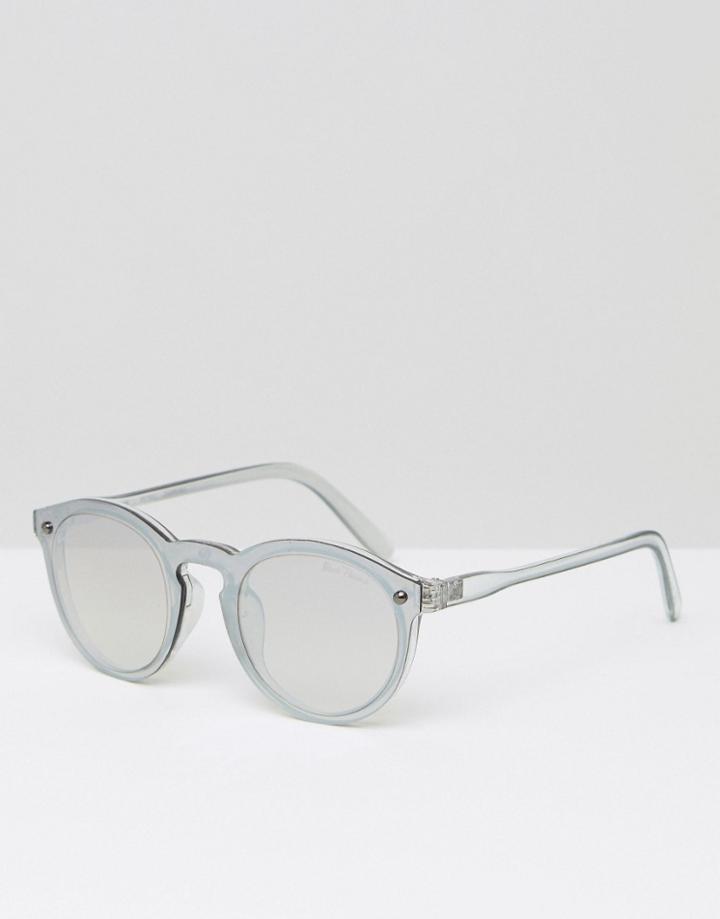 Black Phoenix Multi Combination Round Sunglasses - Clear