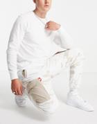 Columbia Field Roc Backbowl Camo Fleece Sweatpants In Beige-white