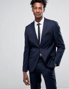 Selected Skinny Fit Suit Jacket - Navy