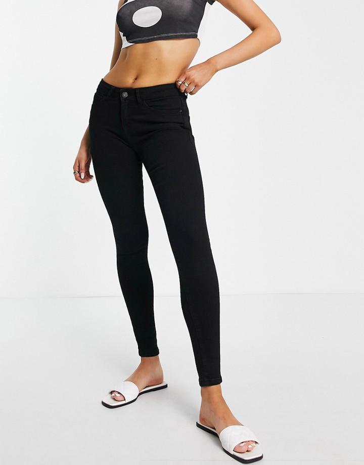 Noisy May Lucy Kninny Jeans In Black