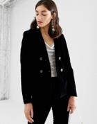 In Wear Tari Velvet Blazer - Black