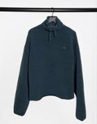 Asos 4505 Funnel Neck Fleece-grey