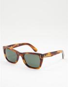 Ray-ban Unisex Square Sunglasses In Brown 0rb2248