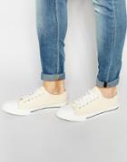 Brave Soul Lace Up Sneakers - White