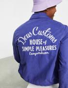 Deus Ex Machina Gulf Drizzler Jacket In Navy