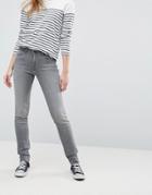 Wrangler Mid Rise Slim Cut Jeans - Gray