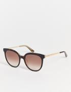 Juicy Couture Round Lens Sunglasses-gold