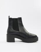 Asos Design Revival Chunky Chelsea Boots - Black