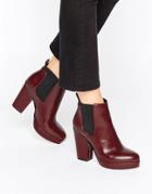 Asos Earth Chelsea Ankle Boots - Brown