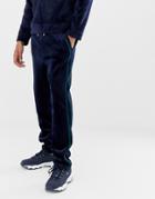 Native Youth Two-piece Velour Joggers - Navy