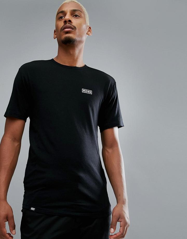 Mons Royale Yamakasi Baselayer T-shirt In Merino - Black