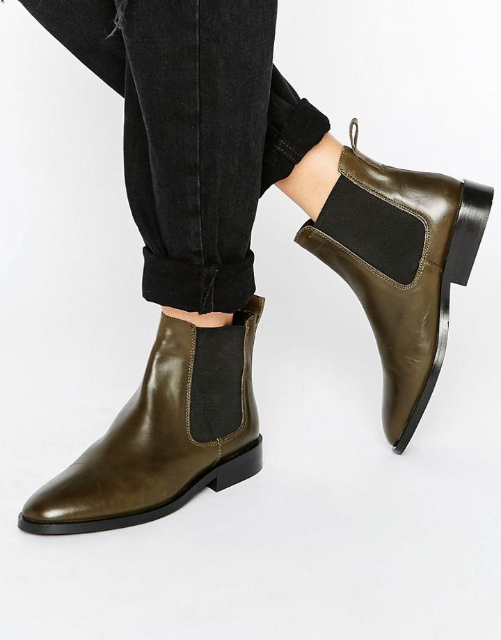 Warehouse Chelsea Boot - Green