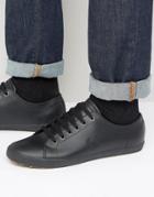 Fred Perry Kingston Leather Sneakers - Black