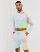 Another Influence Tie Dye Cropped Sweat Two-piece - Multi