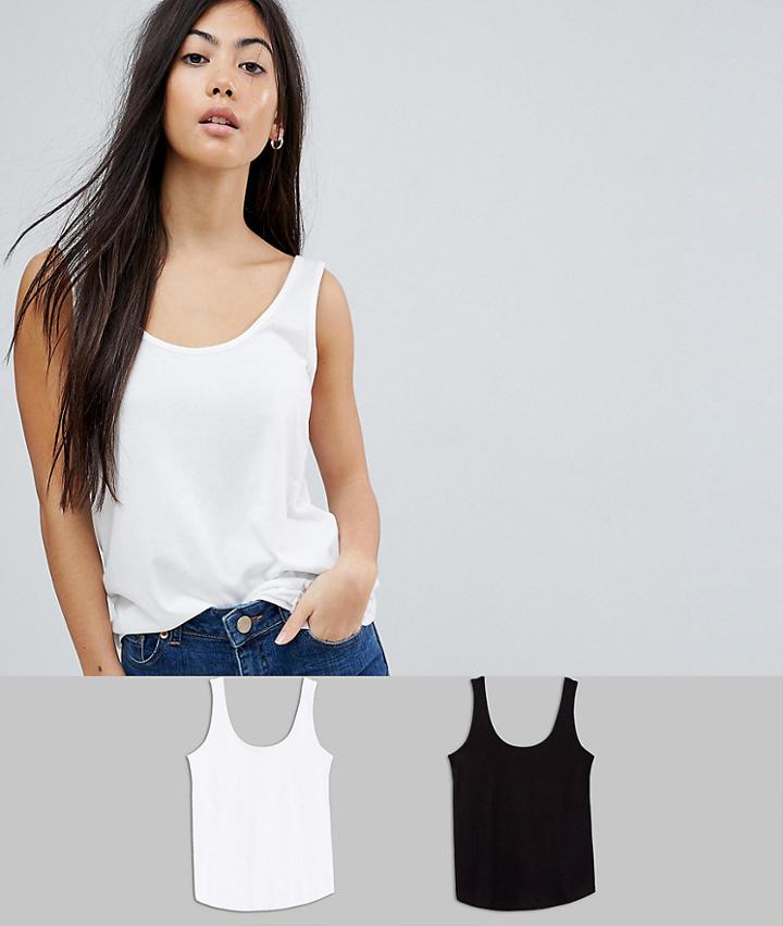 Asos Petite Ultimate Tank 2 Pack - Multi