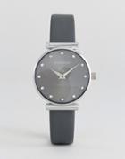 Sekonda 2470 Leather Watch In Gray - Black