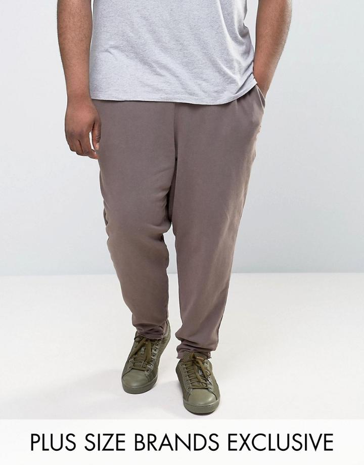 Puma Plus Cropped Joggers In Brown Exclusive To Asos 57530802 - Brown