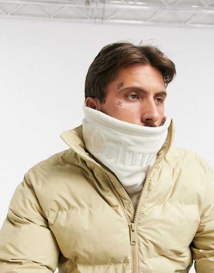 Columbia Csc Fleece Gaiter In Beige-cream