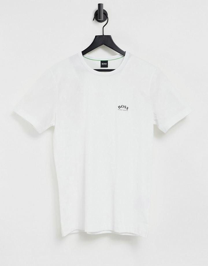 Boss Athleisure Tee Curved T-shirt In White