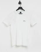 Boss Athleisure Tee Curved T-shirt In White
