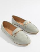 Raid Viera Grey Snaffle Detail Flat Shoes - Gray