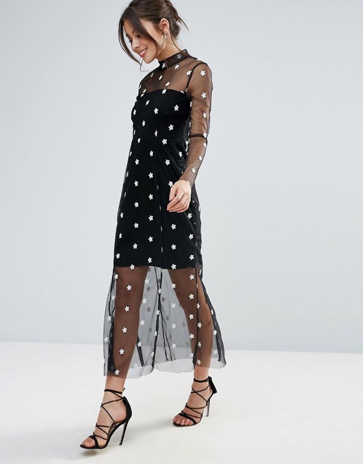 Little White Lies Alexander Maxi Dress - Black