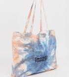 Crooked Tongues Tie Dye Tote Bag-multi