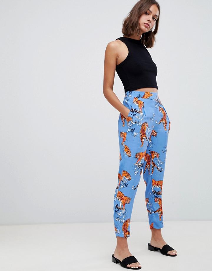 Minimum Tiger Print Pants - Multi