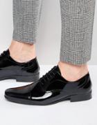 Red Tape Oxford Shoes In Patent Leather - Black