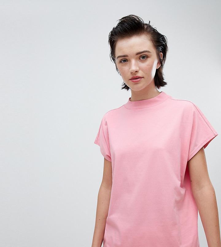 Weekday Prime T-shirt In Pink - Pink