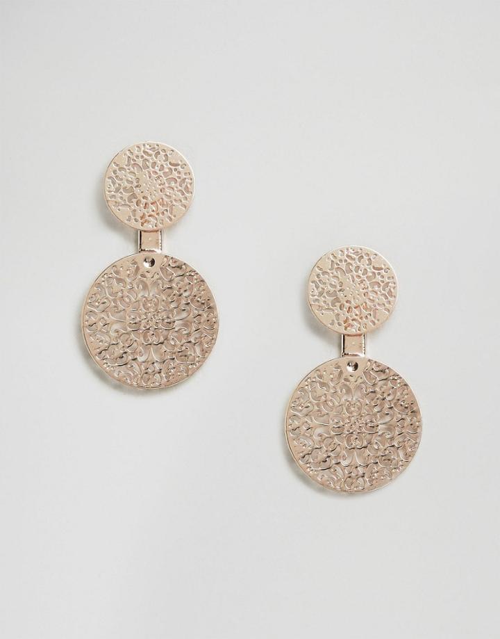 Oasis Filigree Through & Through Earrings - Gold