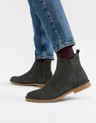 Office Iberian Chelsea Boots In Gray Suede - Gray