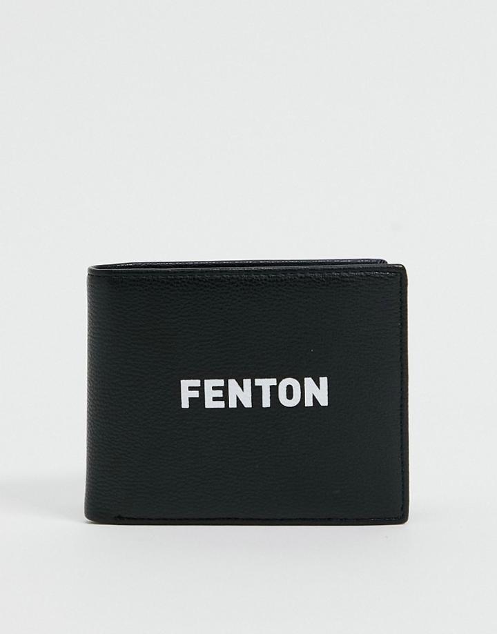 Fenton Bi Fold Pu Wallet-black