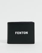 Fenton Bi Fold Pu Wallet-black