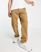 Only & Sons Edge Loose Fit Chinos In Brown